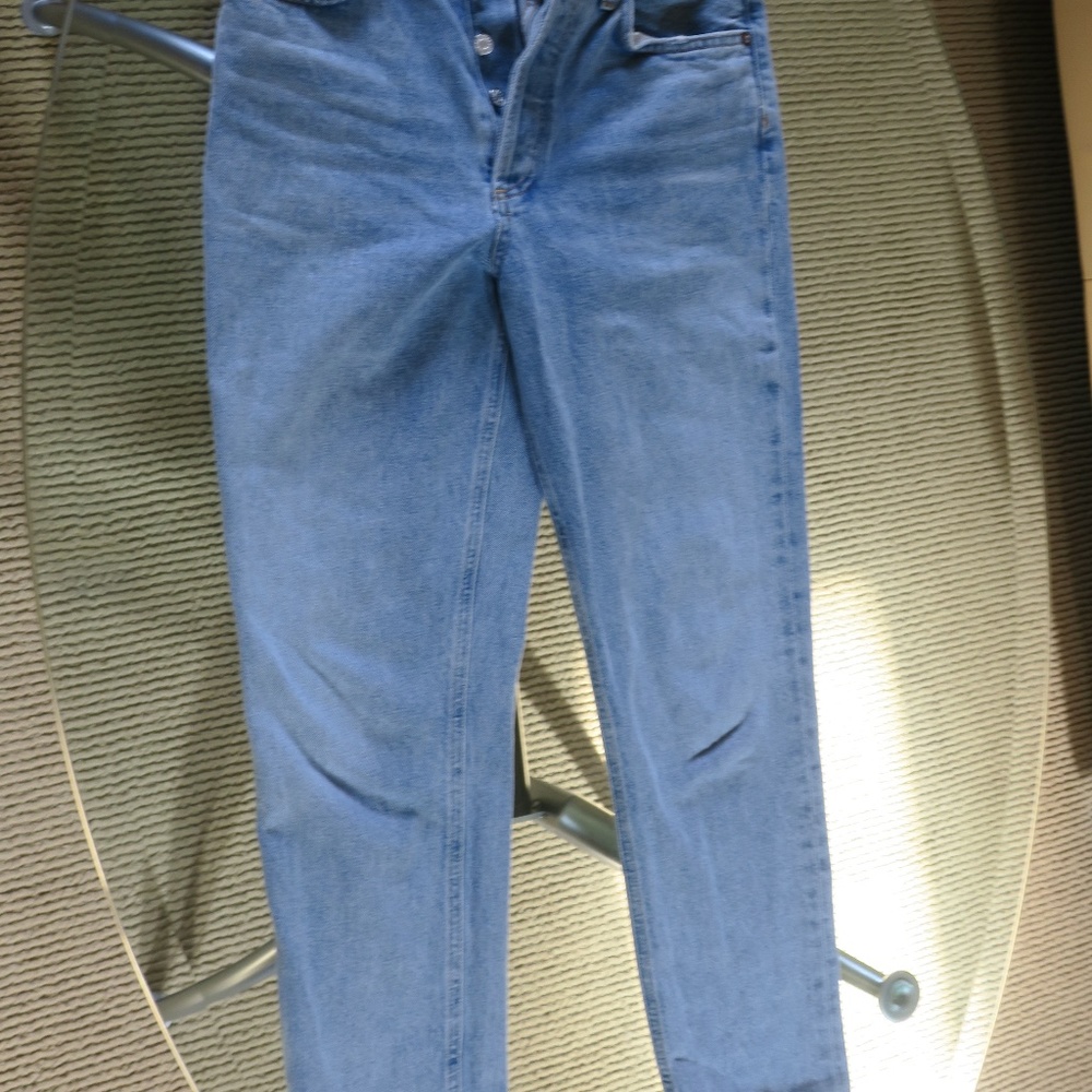 Agolde Fen High Waist Relaxed Tapered Organic Cotton Jeans